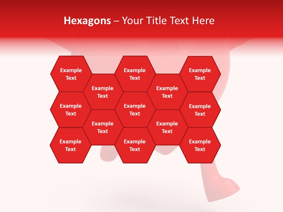 White Joy Heart PowerPoint Template