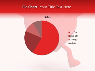 White Joy Heart PowerPoint Template