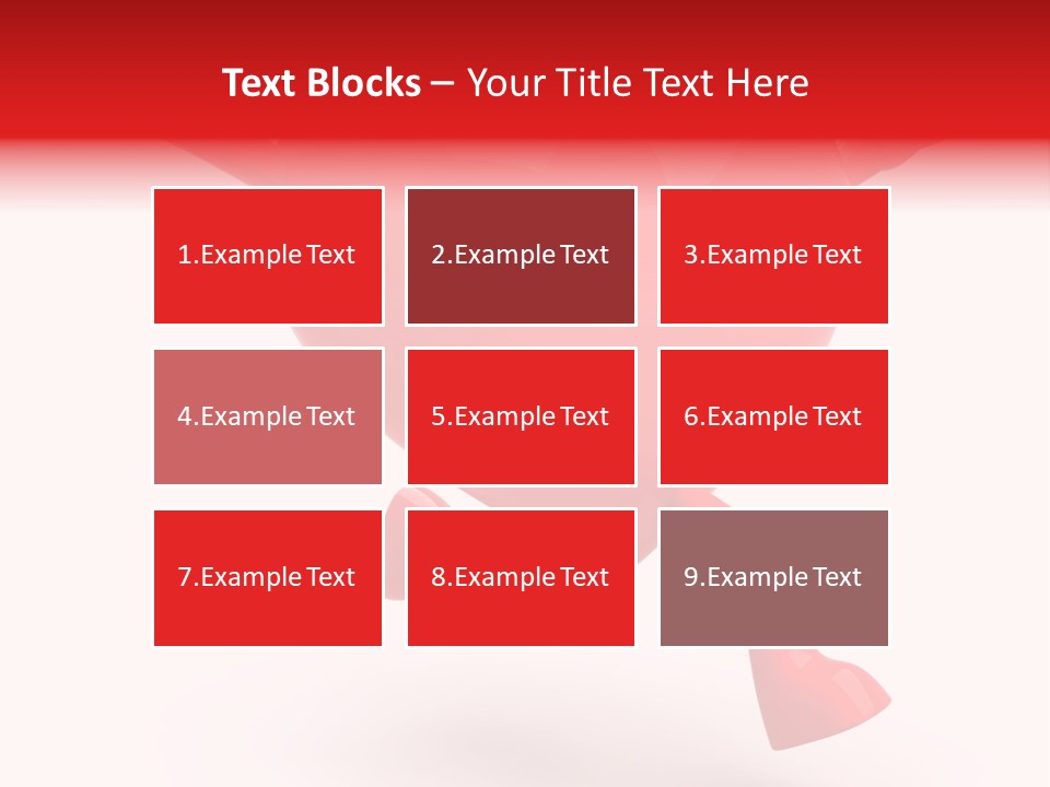 White Joy Heart PowerPoint Template