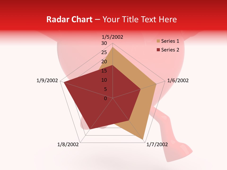 White Joy Heart PowerPoint Template
