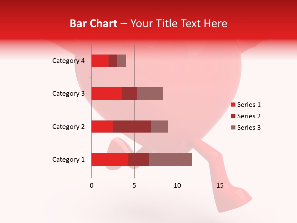 White Joy Heart PowerPoint Template