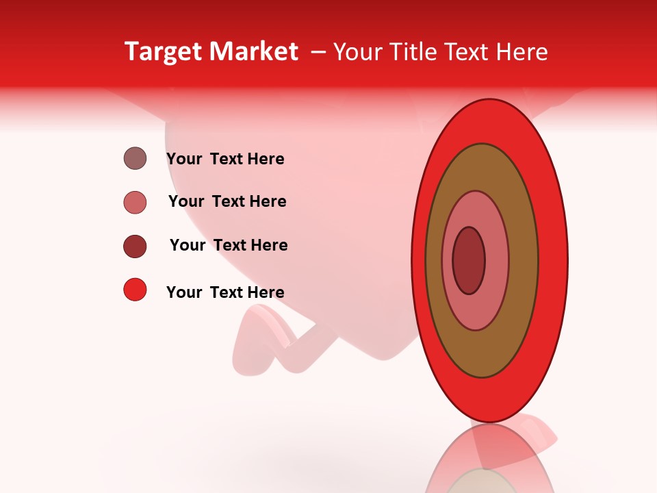 White Joy Heart PowerPoint Template