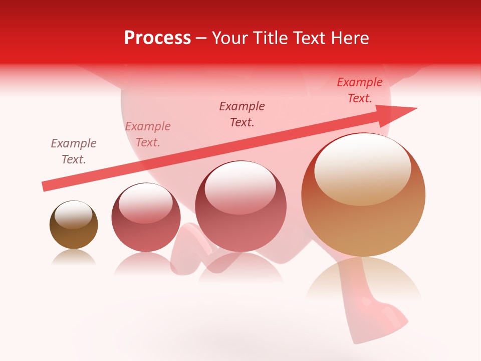 White Joy Heart PowerPoint Template