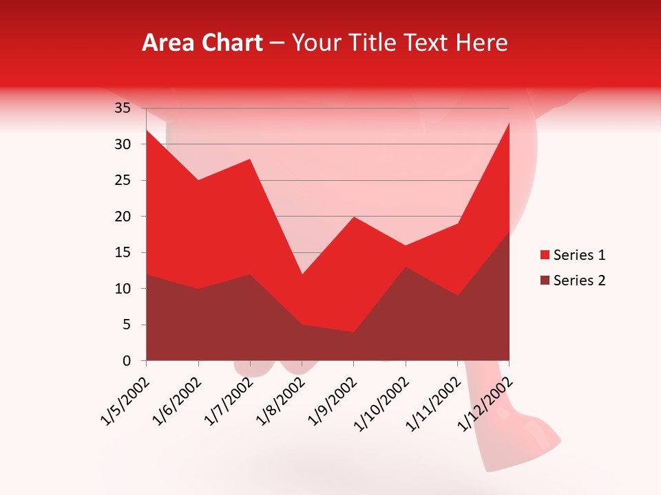 White Joy Heart PowerPoint Template