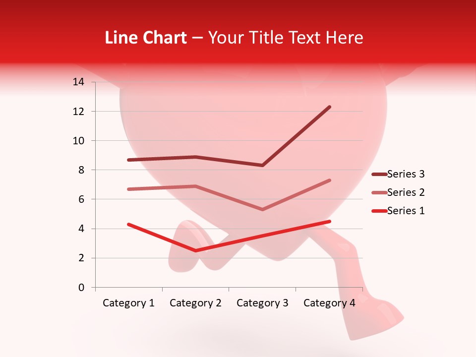White Joy Heart PowerPoint Template