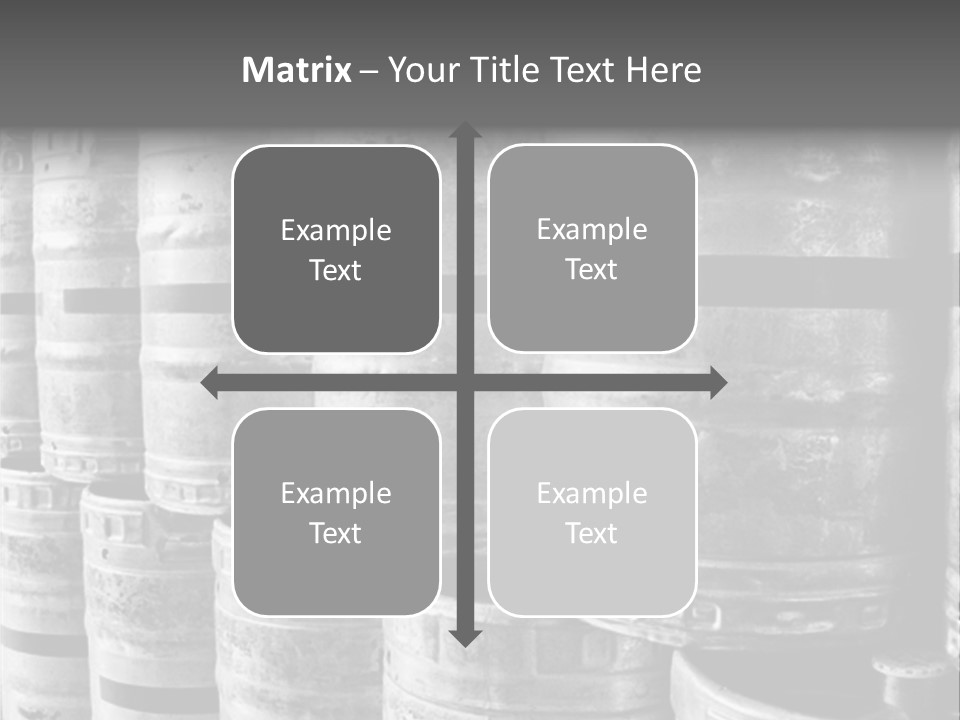 Microbrew Distribution Canister PowerPoint Template