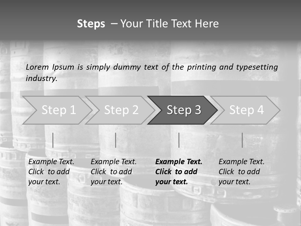Microbrew Distribution Canister PowerPoint Template
