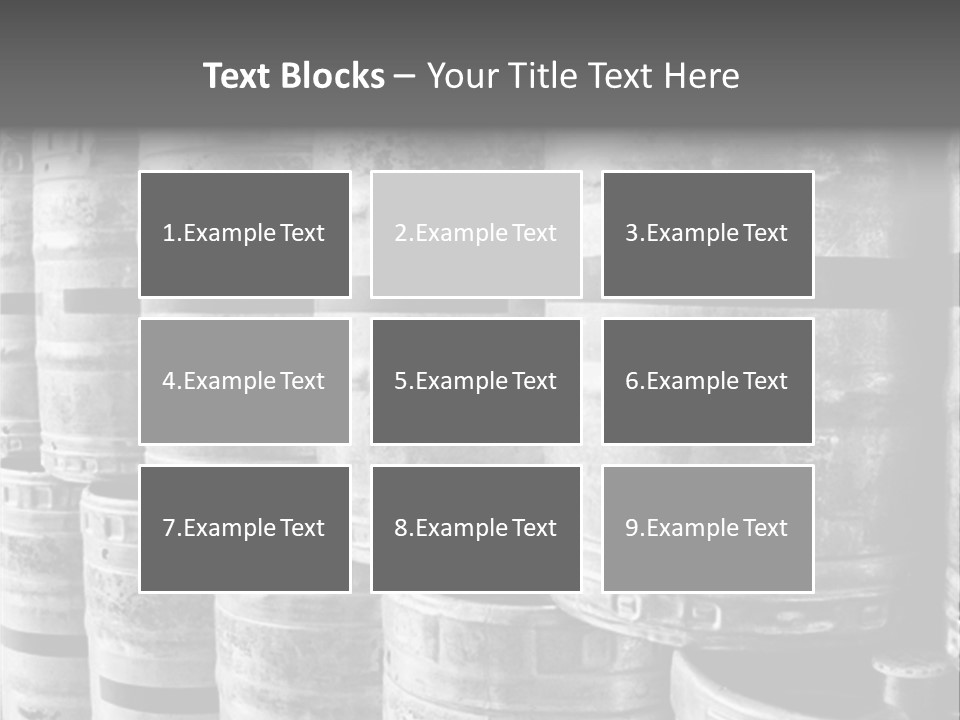 Microbrew Distribution Canister PowerPoint Template