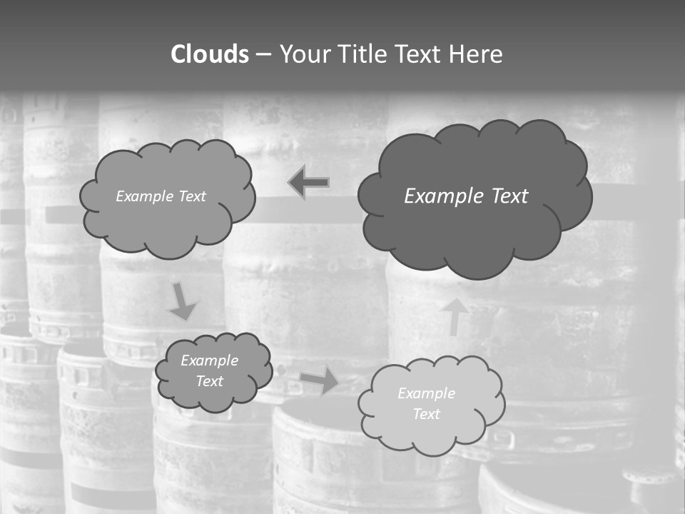 Microbrew Distribution Canister PowerPoint Template