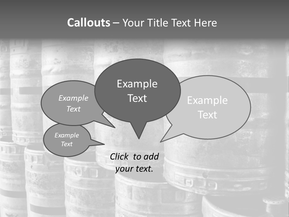 Microbrew Distribution Canister PowerPoint Template
