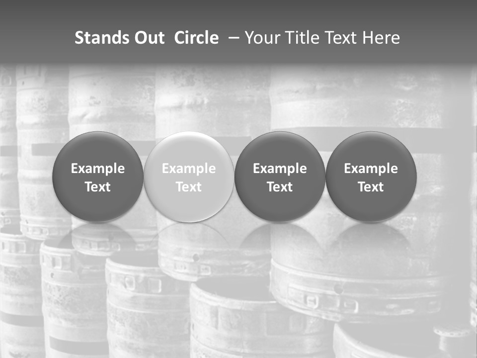 Microbrew Distribution Canister PowerPoint Template