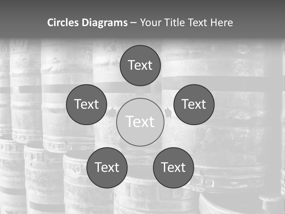 Microbrew Distribution Canister PowerPoint Template