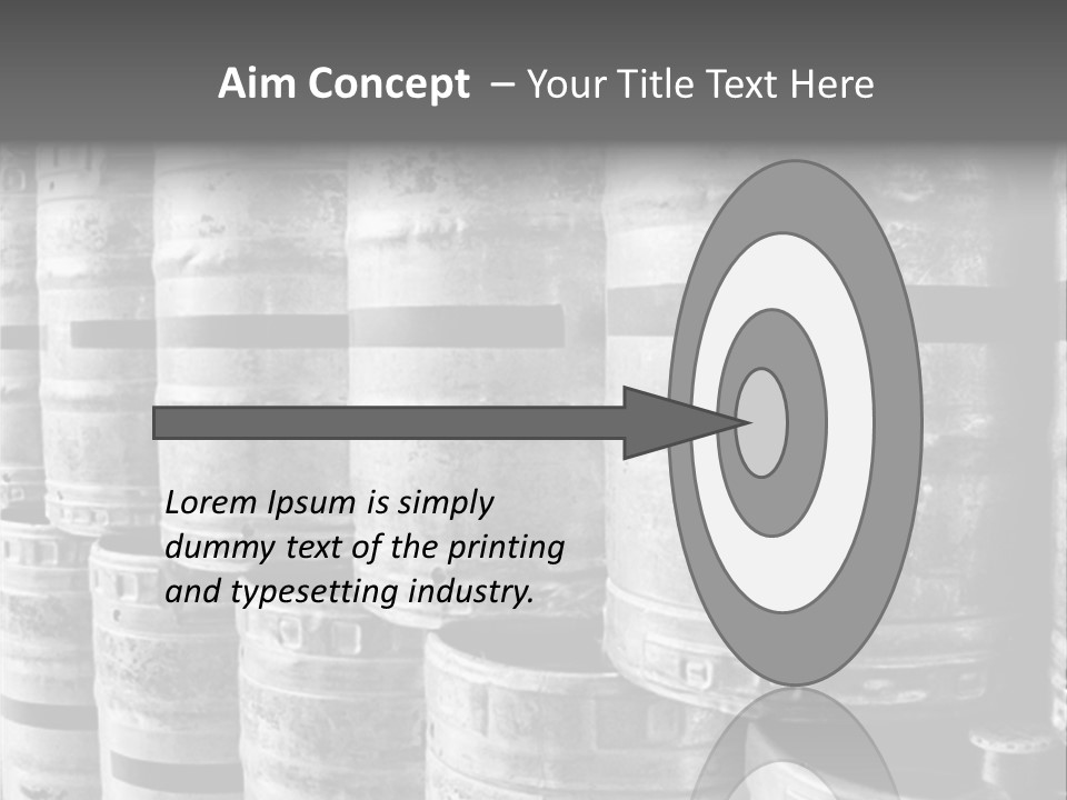 Microbrew Distribution Canister PowerPoint Template