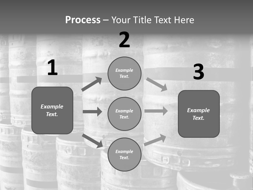 Microbrew Distribution Canister PowerPoint Template
