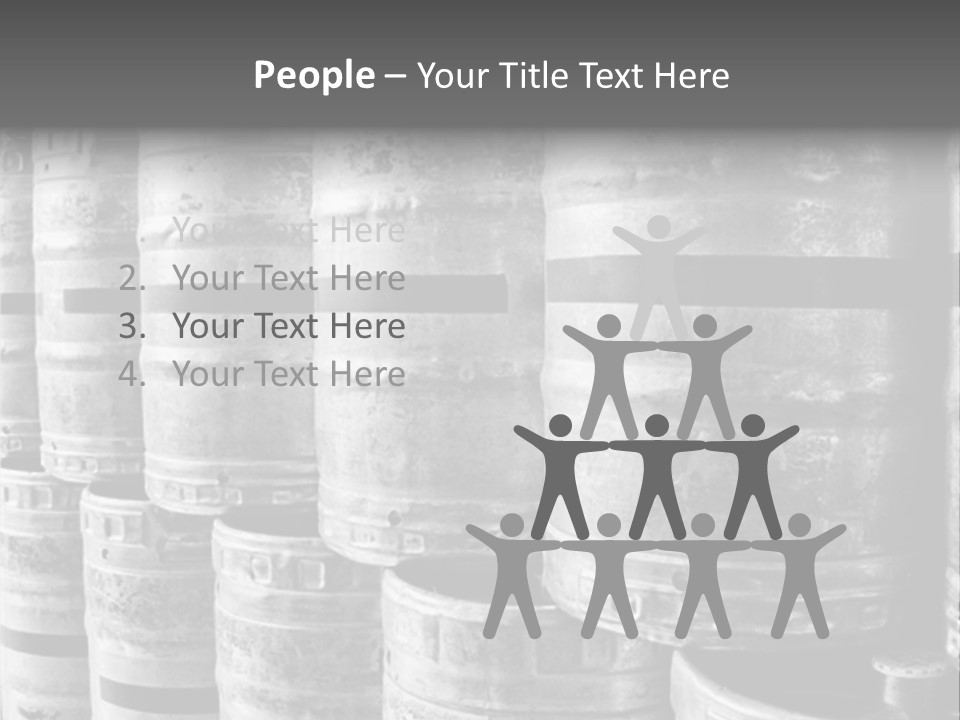 Microbrew Distribution Canister PowerPoint Template