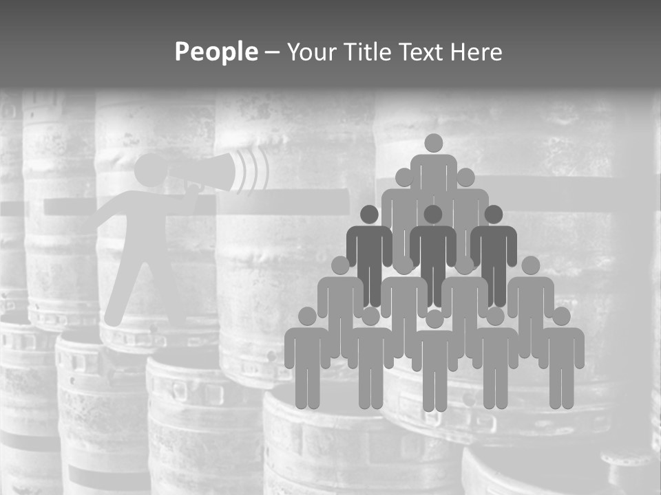 Microbrew Distribution Canister PowerPoint Template