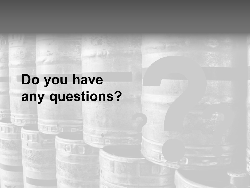 Microbrew Distribution Canister PowerPoint Template