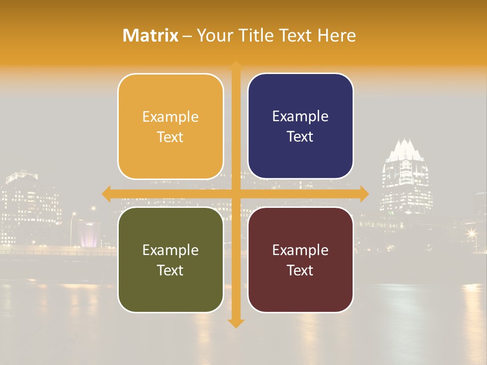 Texas Building Urban PowerPoint Template