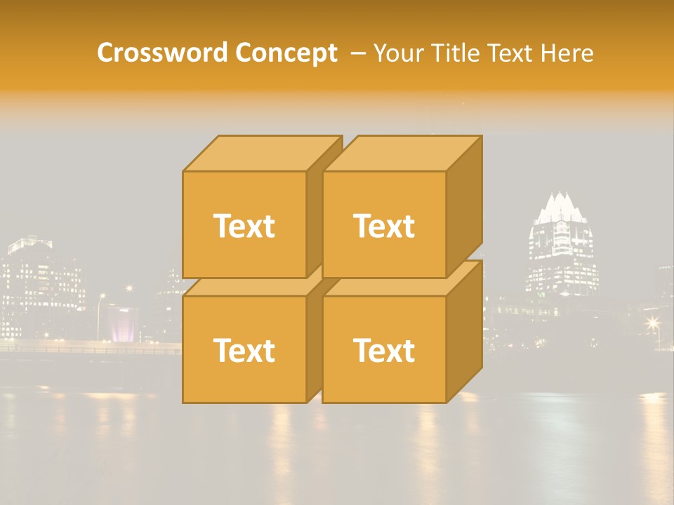 Texas Building Urban PowerPoint Template