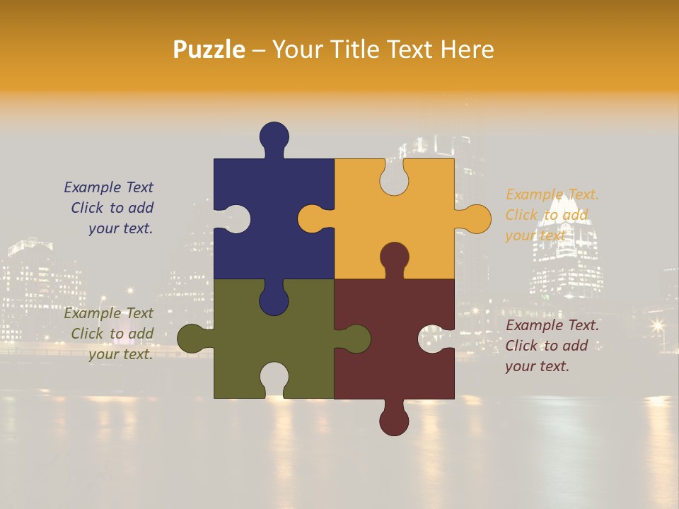 Texas Building Urban PowerPoint Template