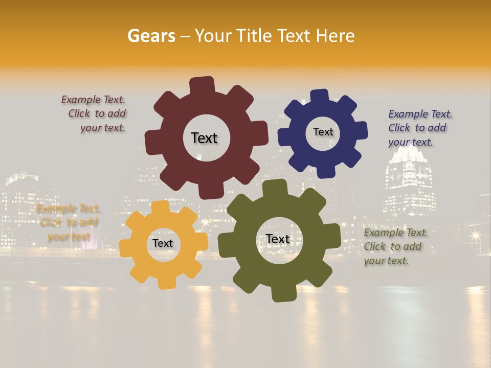 Texas Building Urban PowerPoint Template