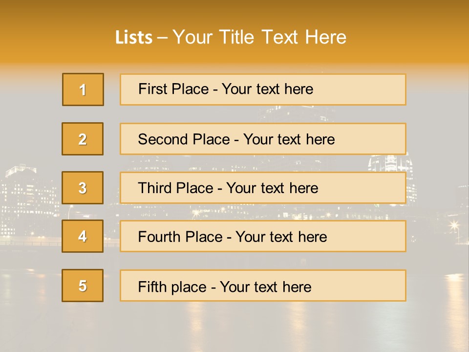 Texas Building Urban PowerPoint Template