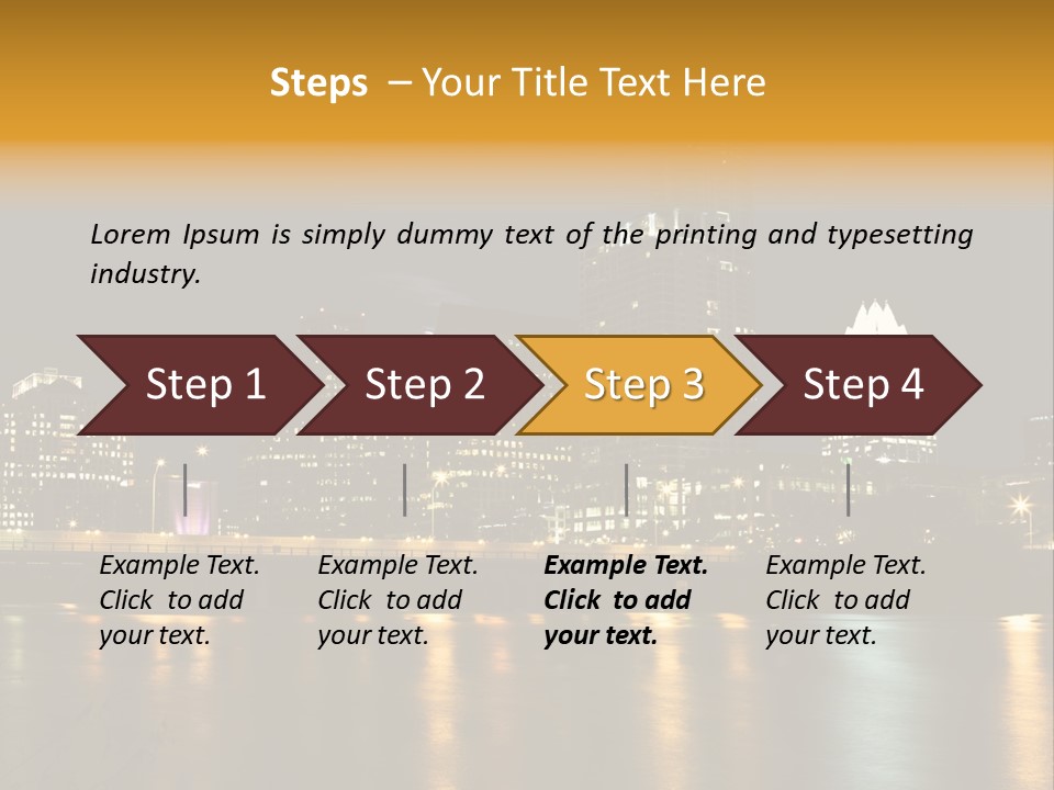Texas Building Urban PowerPoint Template