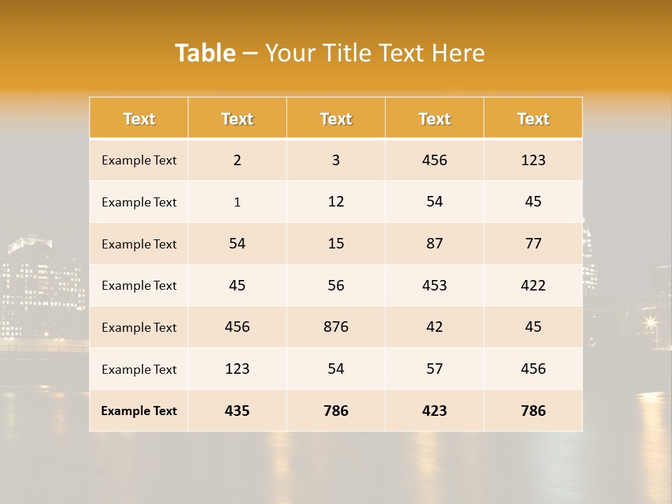Texas Building Urban PowerPoint Template