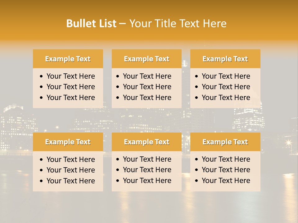 Texas Building Urban PowerPoint Template