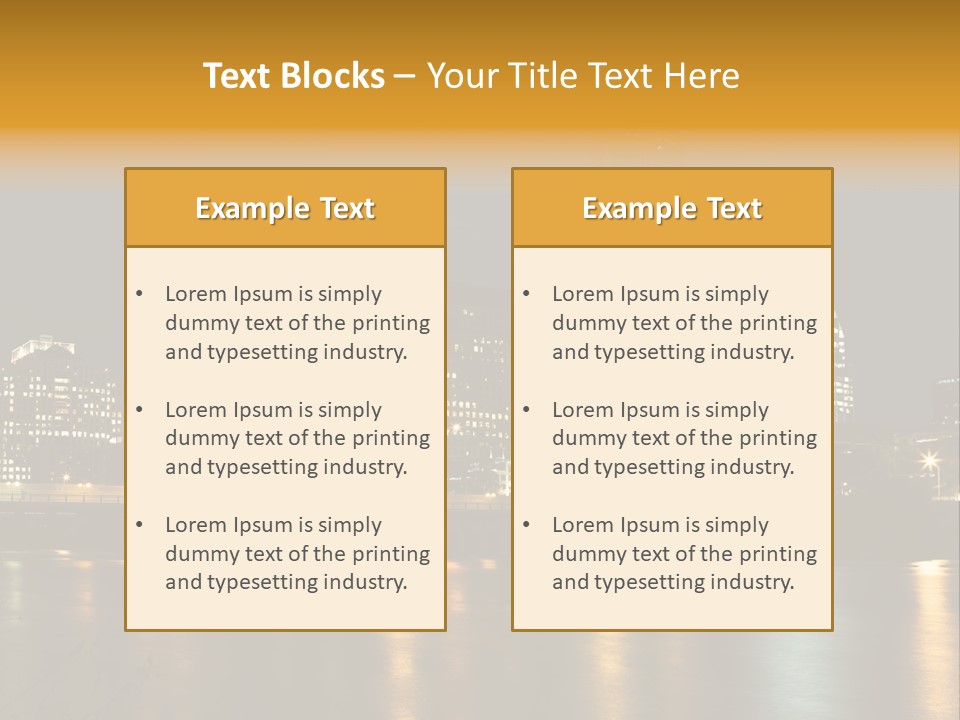 Texas Building Urban PowerPoint Template