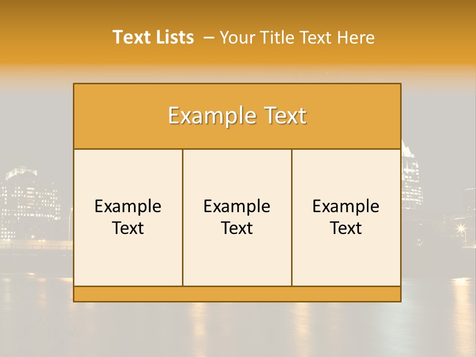 Texas Building Urban PowerPoint Template
