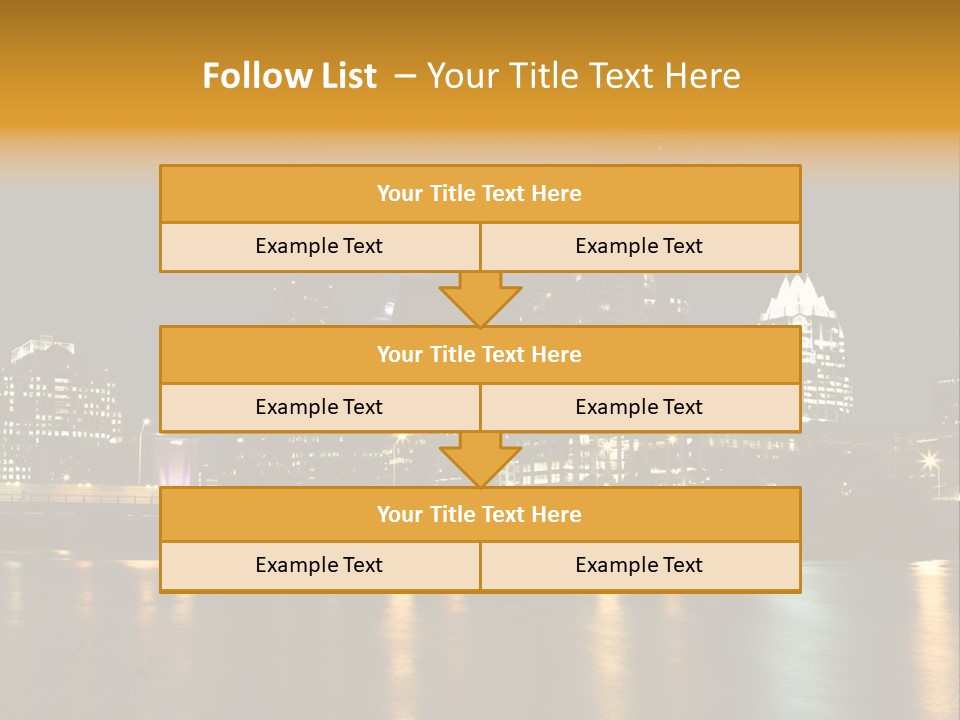 Texas Building Urban PowerPoint Template