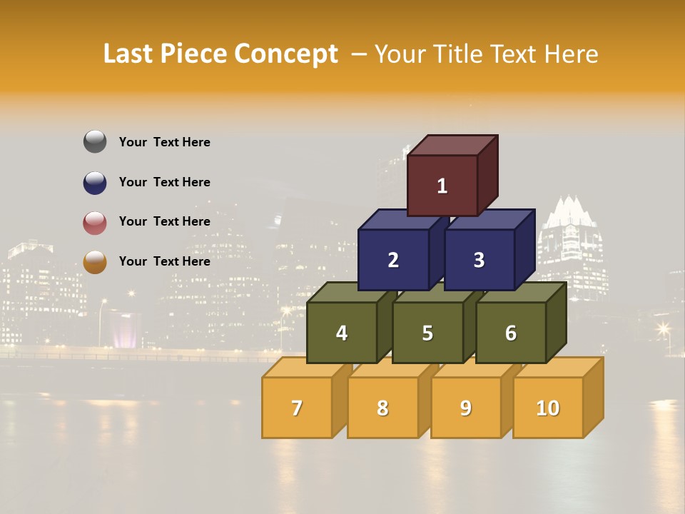 Texas Building Urban PowerPoint Template