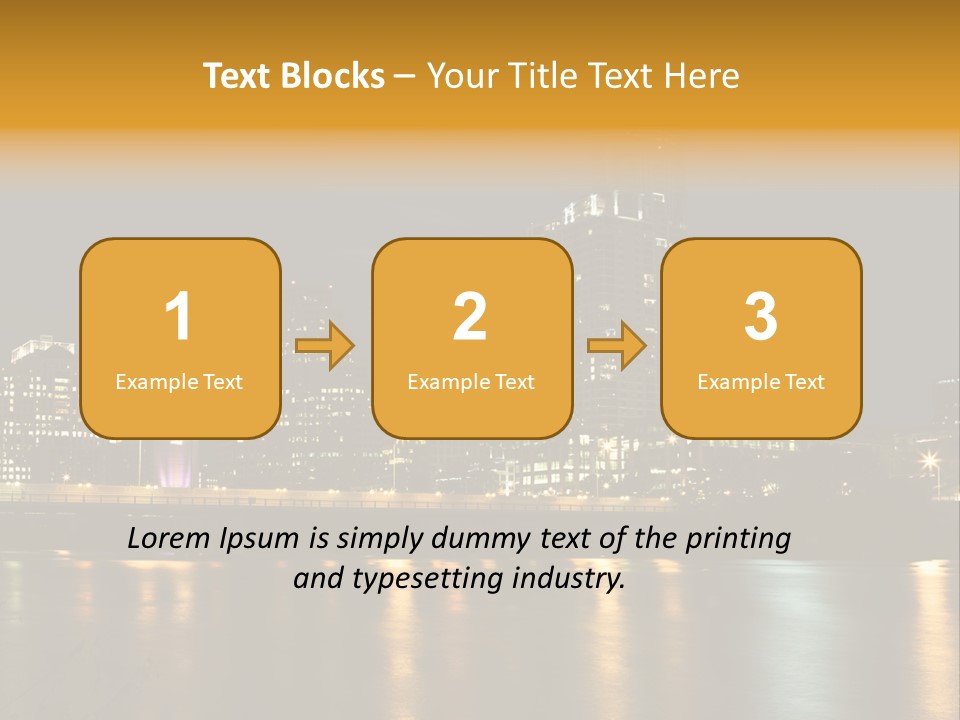 Texas Building Urban PowerPoint Template