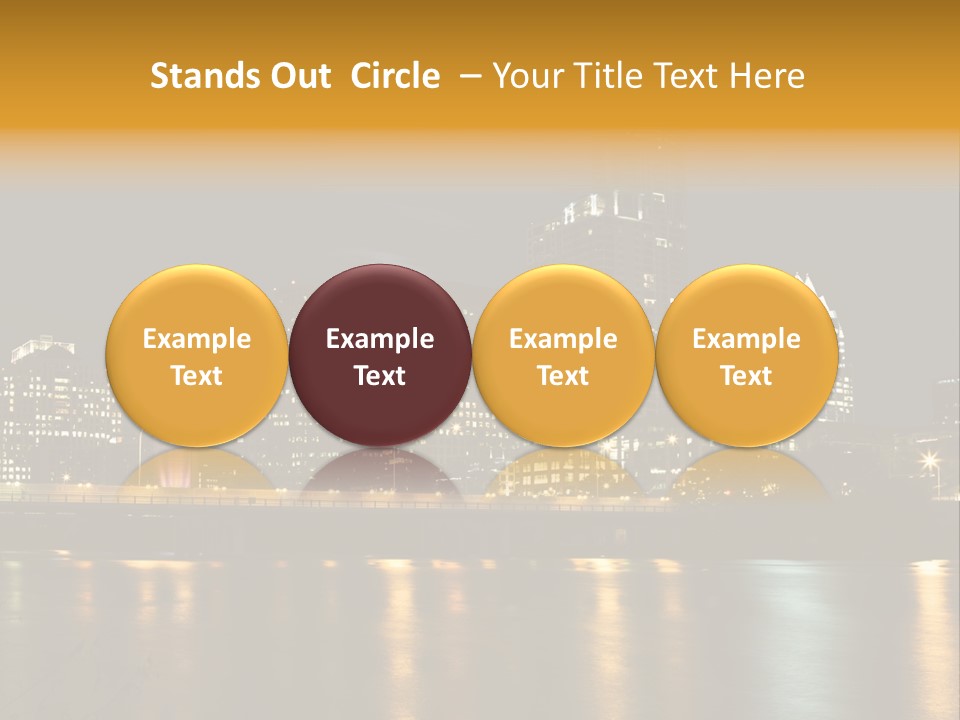 Texas Building Urban PowerPoint Template