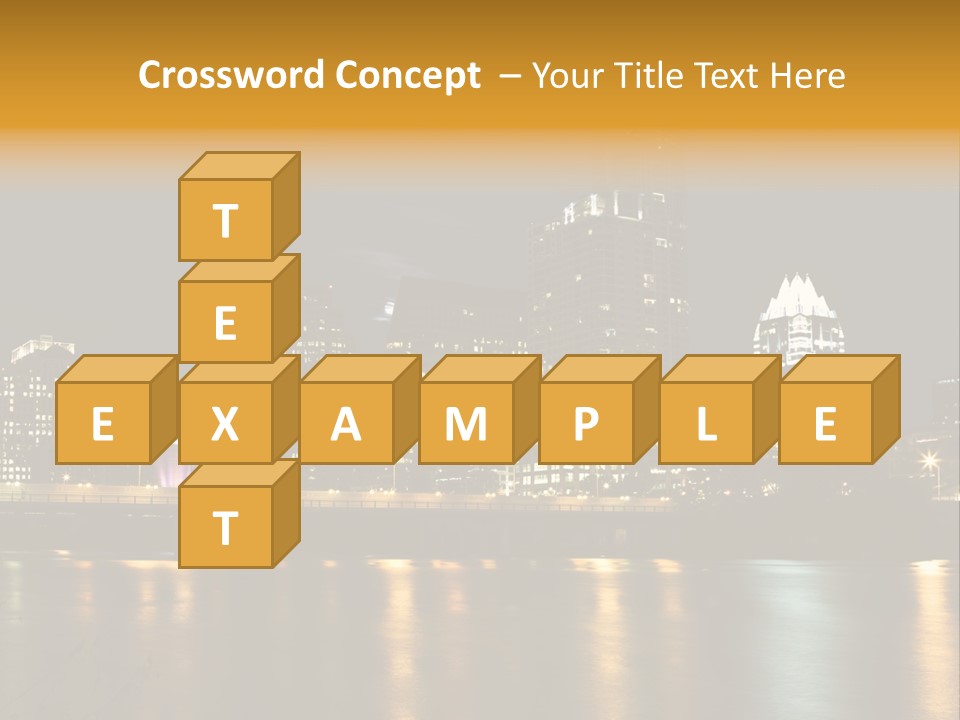 Texas Building Urban PowerPoint Template