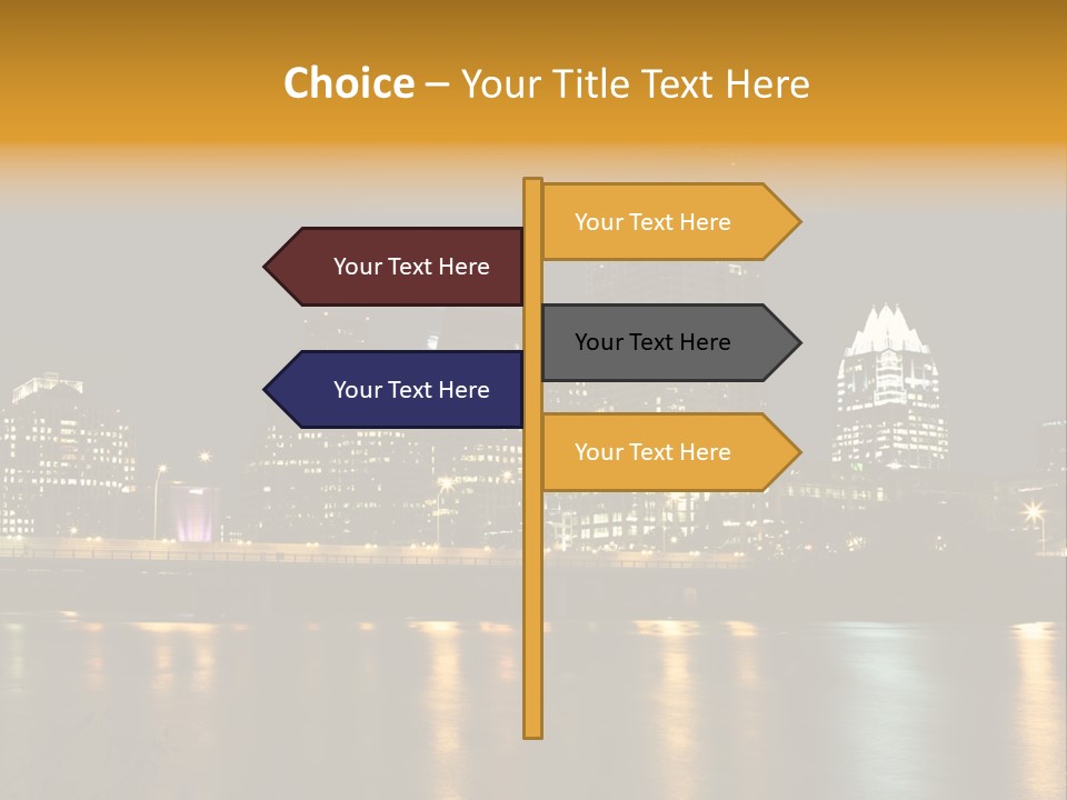 Texas Building Urban PowerPoint Template
