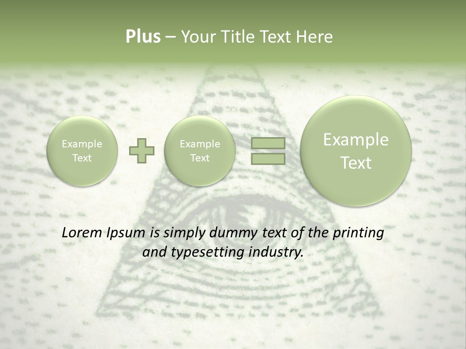 Eye Economy Finance PowerPoint Template