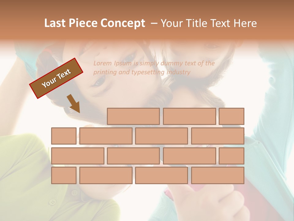 A Group Of Young Children Giving Thumbs Up PowerPoint Template