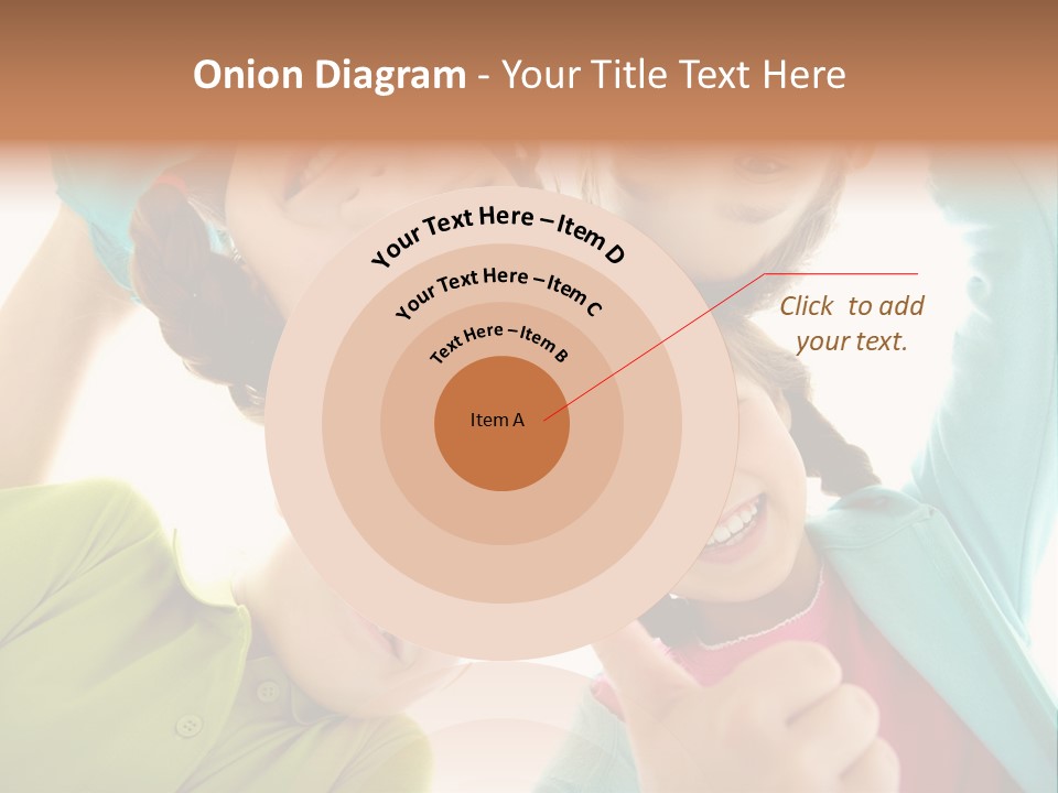 A Group Of Young Children Giving Thumbs Up PowerPoint Template