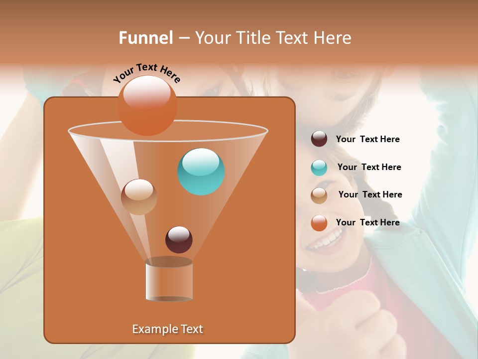 A Group Of Young Children Giving Thumbs Up PowerPoint Template