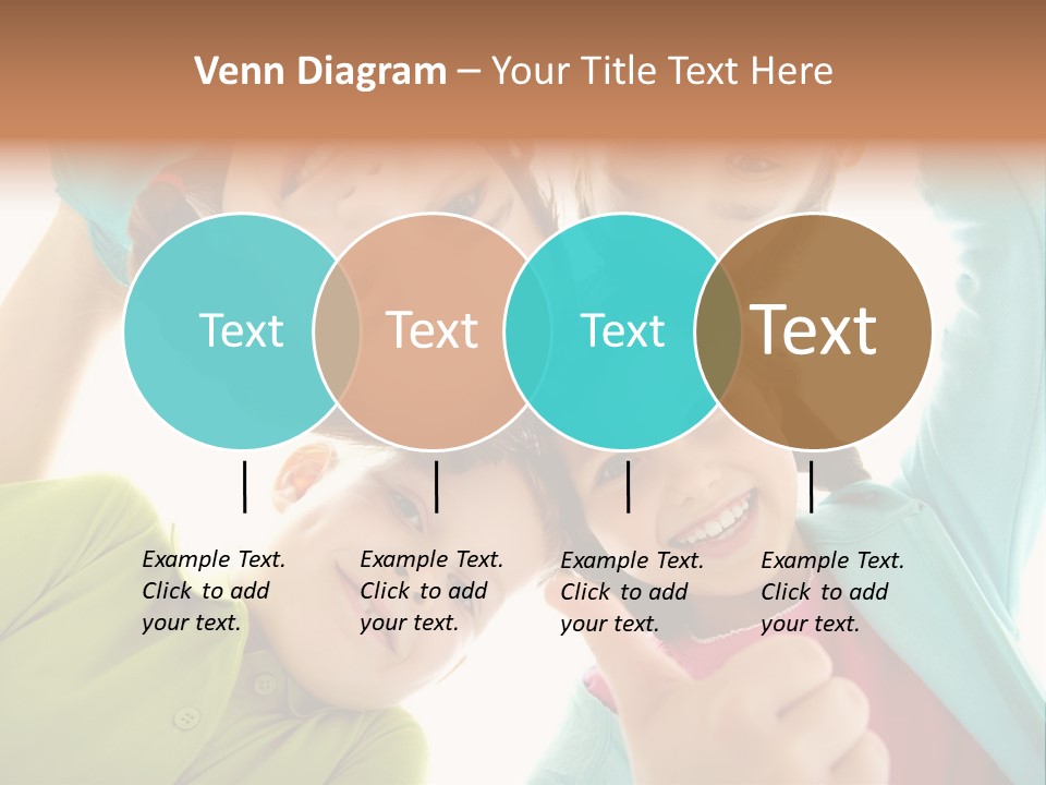 A Group Of Young Children Giving Thumbs Up PowerPoint Template