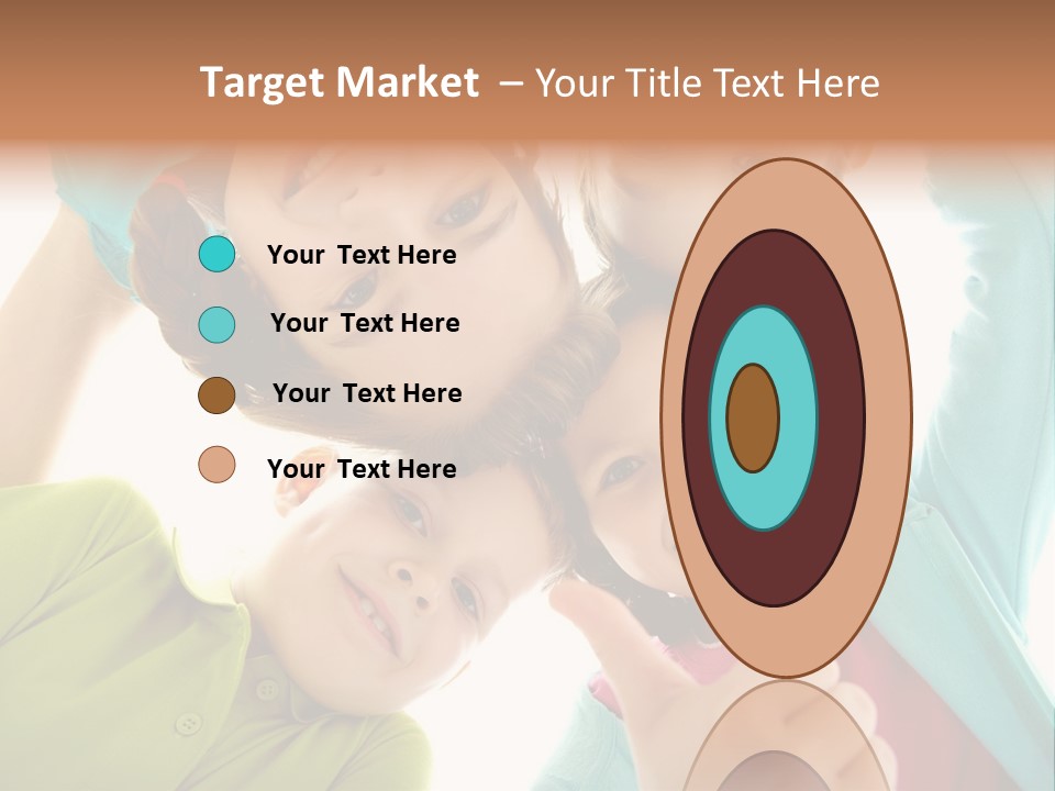 A Group Of Young Children Giving Thumbs Up PowerPoint Template