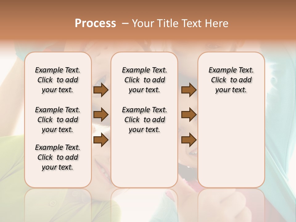 A Group Of Young Children Giving Thumbs Up PowerPoint Template