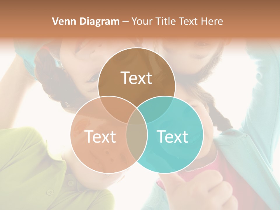 A Group Of Young Children Giving Thumbs Up PowerPoint Template