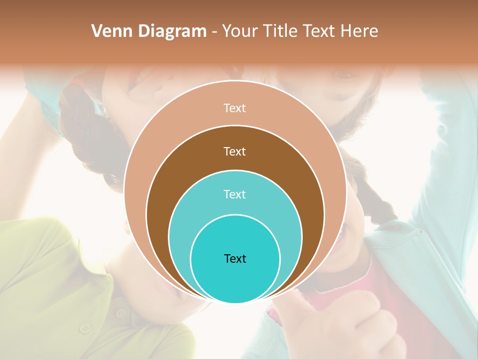 A Group Of Young Children Giving Thumbs Up PowerPoint Template