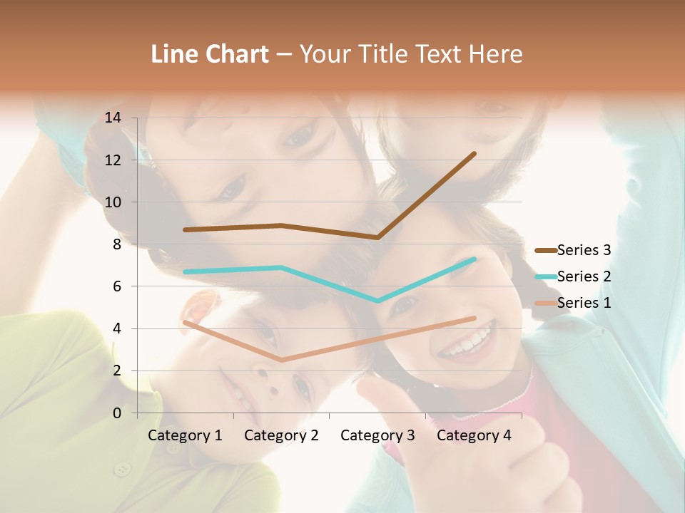 A Group Of Young Children Giving Thumbs Up PowerPoint Template