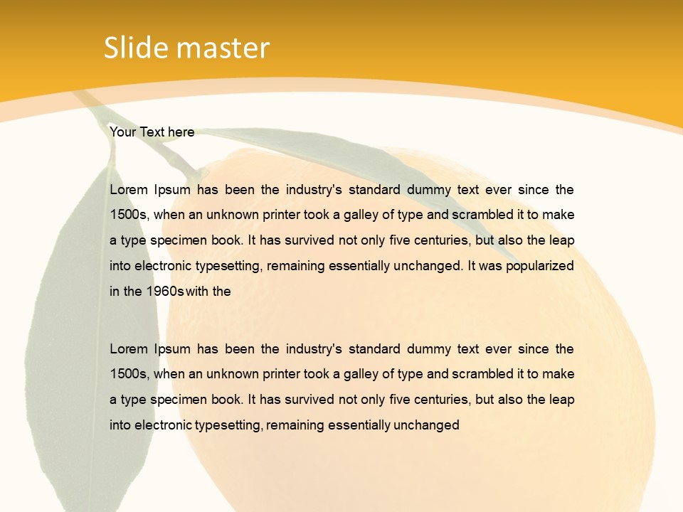 Vitamin Juicy Eat PowerPoint Template