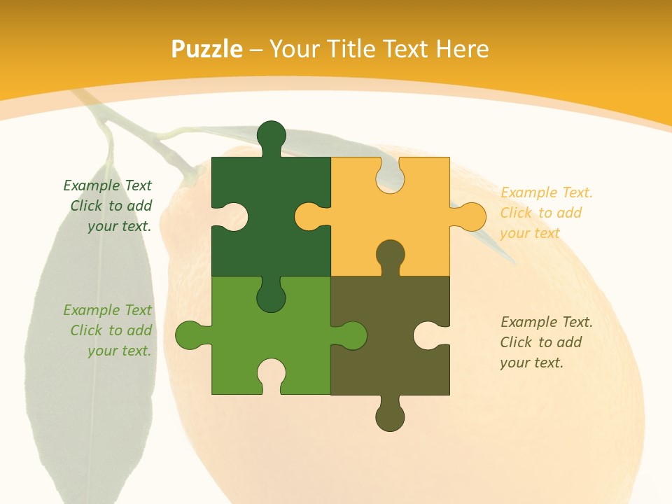 Vitamin Juicy Eat PowerPoint Template