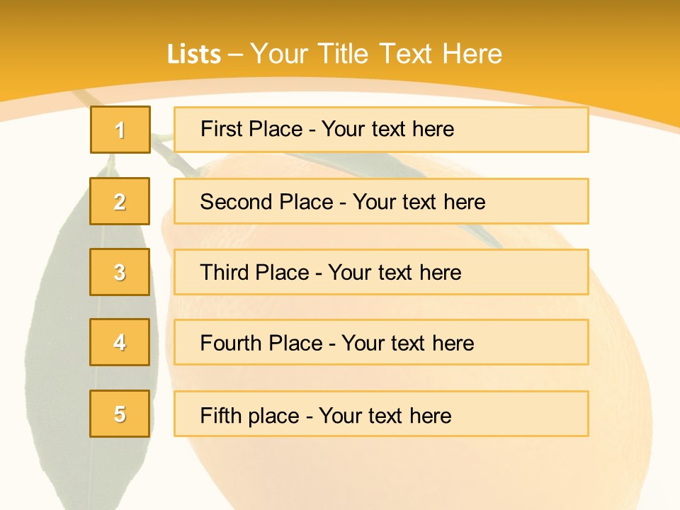 Vitamin Juicy Eat PowerPoint Template